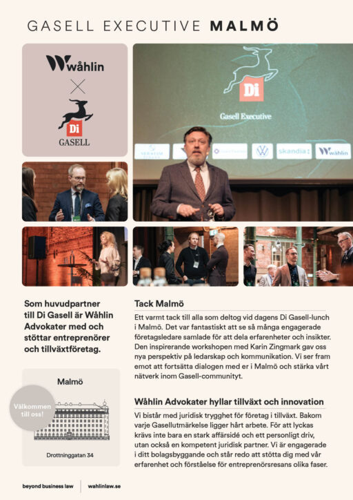 Di Gasell Executive Malmö