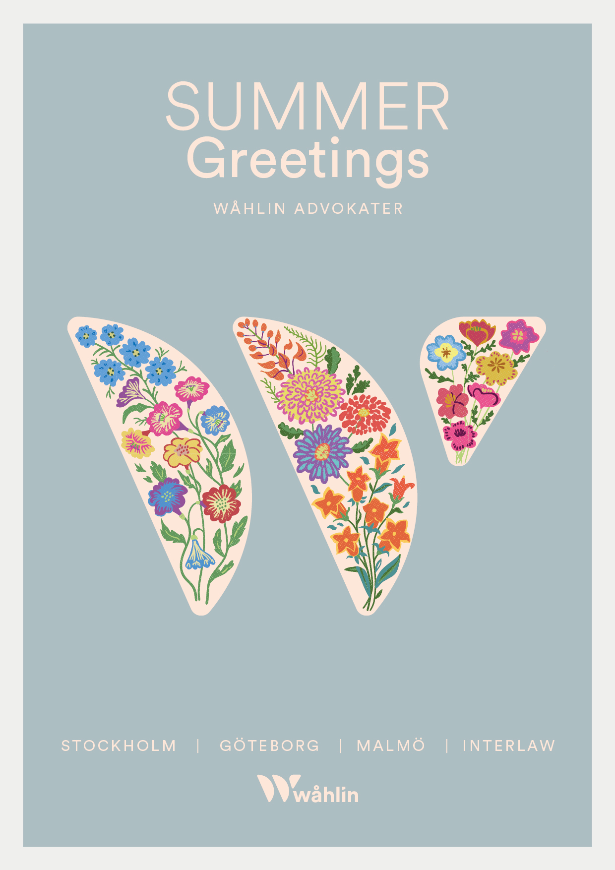 Summer Greetings - Glad Sommar - Wåhlin Advokater 2025