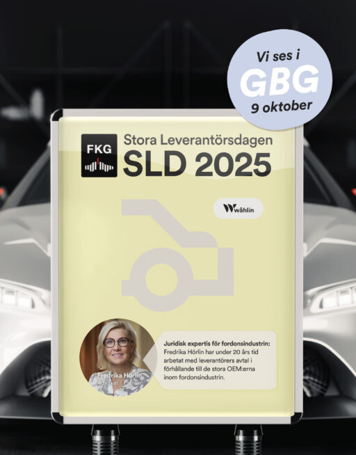 FKG - Stora Leverantörsdagen – SLD 2025 - Wåhlin Advokater