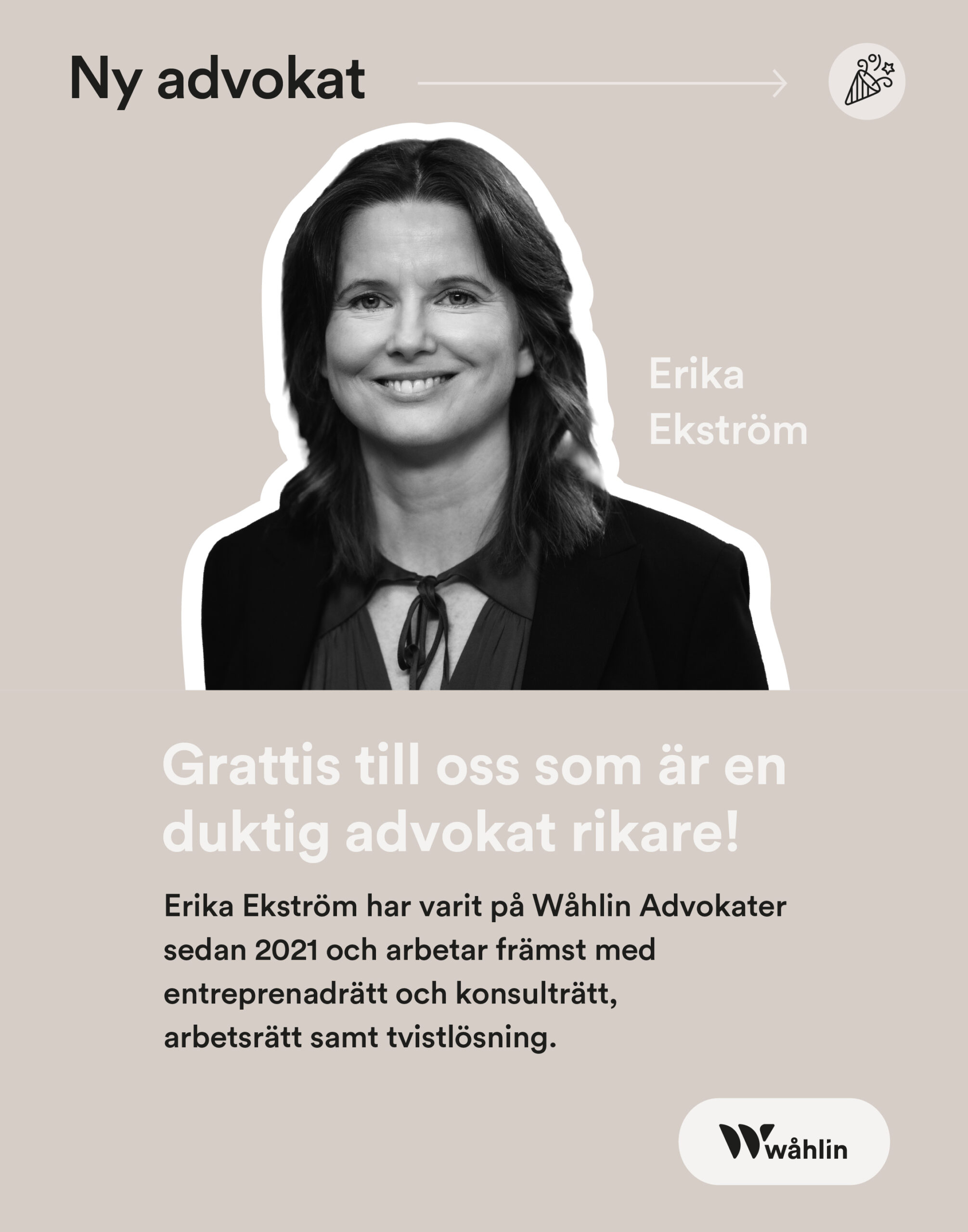 Erika Ekström Wåhlin Advokater