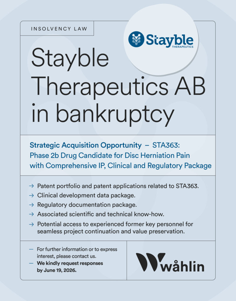Stayble Therapeutics AB