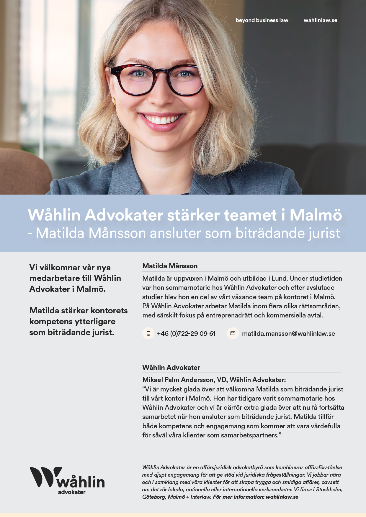 Matila Månsson Wåhlin Advokater