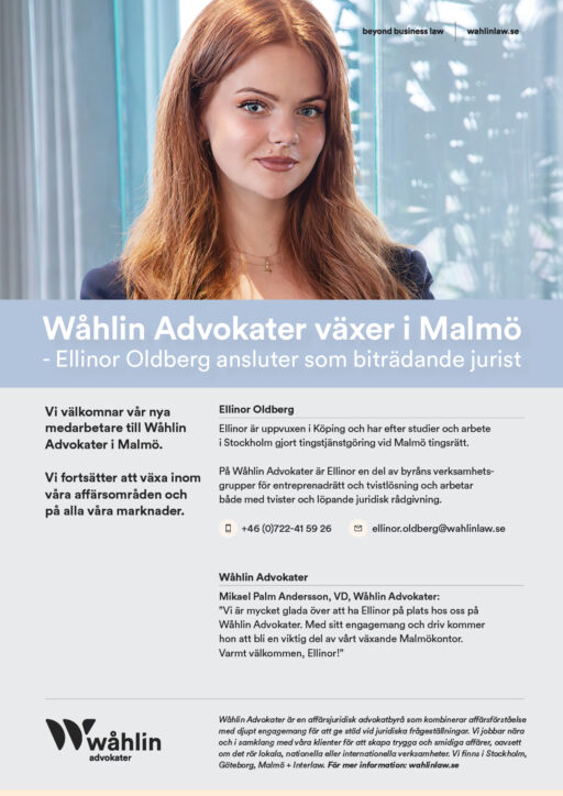 Ellinor Oldberg_Wåhlin Advokater