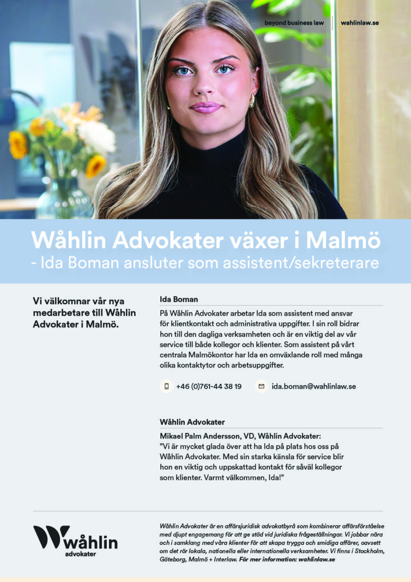 Ida Boman_Wåhlin Advokater